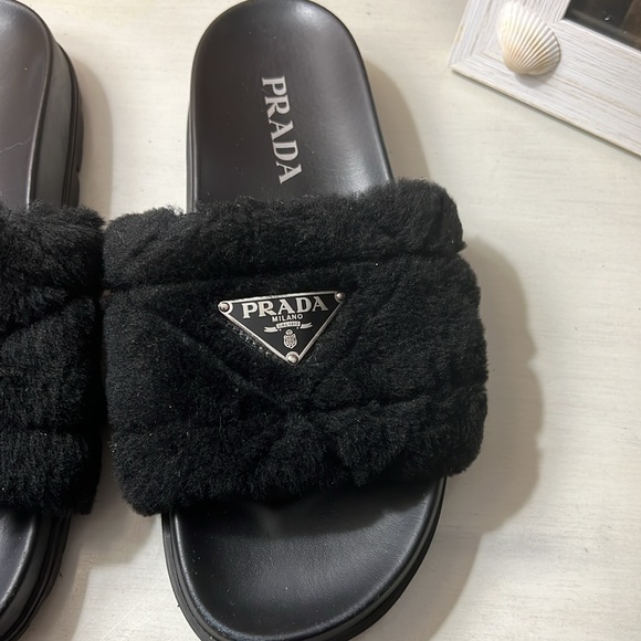 Prada Slides Black lug - Picture 5 of 16
